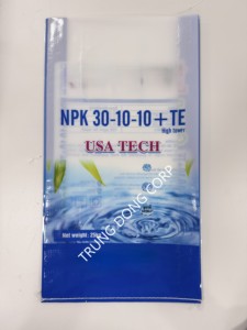 Taille personnalisée PP tissé BOPP sacs en plastique laminé finition mate brillante gravure pour l'emballage d'engrais de riz alimentaire Vietnam - Product Image 3