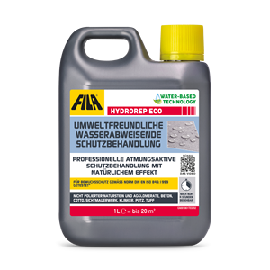 FILA Solutions d'entretien des surfaces HYDROREP ECO Scellant hydrofuge pour surfaces en pierre et terre cuite Anti-algues Résistant aux UV Anti-jaunissement - Product Image 1