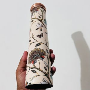 Elegante botella de cobre hecha a mano para un estilo de vida saludable Ayurveda Detox fitness yoga deportes gimnasio Oficina viajes y uso diario - Product Image 4