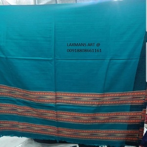 Écharpes longues en laine unisexes LAXMANS, design de créateur, motif de feuilles imprimé, 100x200cm, pour accessoires - Product Image 3