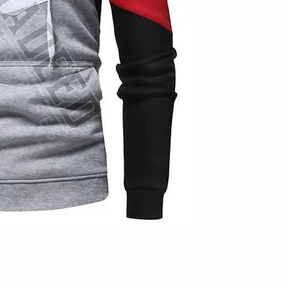 Sudadera con capucha para hombre, con diseños de impresión, estilo Regular, multicolor, tela lisa de alta calidad - Product Image 4