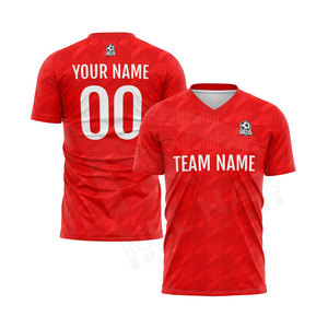 Camiseta de fútbol de secado rápido de poliéster 100% personalizada para hombre, uniforme de fútbol de Color blanco, camiseta de fútbol lisa - Product Image 3