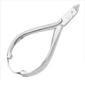 Coupe-ongles professionnel en acier inoxydable en forme de lune avec double ressort et verrouillage arrière, coupe-ongles robuste pour ongles épais - Product Image 1