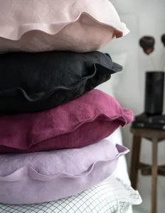 <span class=keywords><strong>Housse</strong></span> de <span class=keywords><strong>coussin</strong></span> ronde en lin avec fermeture éclair, <span class=keywords><strong>coussin</strong></span> décoratif lavé, <span class=keywords><strong>coussin</strong></span> de siège, <span class=keywords><strong>coussin</strong></span> de yoga et de méditation fait main - Product Image 6