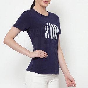 2024 nuevo estilo mujer cuello redondo camisa de manga corta Material suave secado rápido transpirable Mujer camiseta - Product Image 3