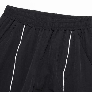 Ensemble survêtement en nylon streetwear d'hiver personnalisé uni de haute qualité, 2 pièces, coupe ample, coupe-vent, doublure en polaire, séchage rapide, pour hommes - Product Image 5