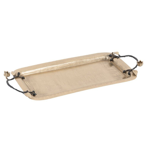 Eco Friendly Brass Serving <b>Trays</b> In Gold Finished Oval Shape For Home & Hotels Tabletop Snacks And <b>Drinks</b> Serving <b>Trays</b> - Product Image 3