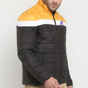 Veste matelassée pour homme en nylon/polyester, écologique, avec logo personnalisé sur le devant, respirante, pour l'hiver - Product Image 3