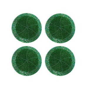 Sous-verre élégant, nouveau, classique, fait à la main, design fruité, pastèque, multicolores, perlé, accessoire de table, sous-verre bohème - Product Image 2