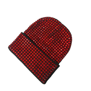 หมวกบีนนี่ประดับพลอยเทียมให้ความอบอุ่นสำหรับชายและหญิงหมวกถักลายสำหรับฤดูใบไม้ร่วงและฤดูหนาว - Product Image 5