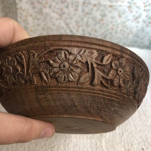 Tazón de Ensalada de Madera Pulida Personalizado, Hecho a Mano, Diseño Moderno y Elegante, Ecológico, para Servir Sopa, Venta al Por Mayor - Product Image 1