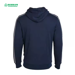 Sweat à capuche unisexe personnalisé avec logo sur le devant, 100% coton molletonné/éponge française, séchage rapide, respirant, nouvelle mode hiver - Product Image 5