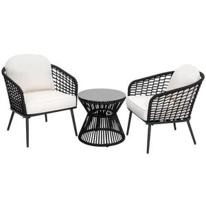 Chaise de jardin en fibre synthétique d'aluminium écologique - Design moderne, mobilier d'extérieur confortable pour villa, hôtel, parc - Product Image 1