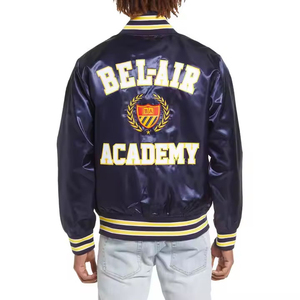 Custom High Quality Printing Long Sleeve Men's Baseball Jacket Men Tricksuit Embroidered Logo Patchwork Jacket - Product Image 2