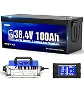 Batería de Litio Mini 12.8V 300AH LiFePO4 con BMS de 100A, Celdas LFP, 36KWh, 21.8 LBS, Ciclo Profundo, Almacenamiento de Energía Solar - Product Image 3