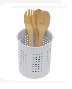 Soporte antiguo para utensilios de acero inoxidable para el hogar y el restaurante con soporte de ventilación para palillos, estante para cocina, mesa de comedor - Product Image 5