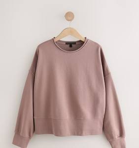 Sweat-shirt personnalisé de couleur unie de grande taille de meilleure qualité pour les femmes Sweat-shirt confortable à manches longues pour femmes - Product Image 6