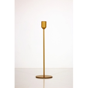 Premium Gold Metal Taper Candle Holders Elegant <b>Decorative</b> Stands for Home Living Room Dining <b>Table</b> Festive Christmas Display - Product Image 1
