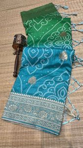 Sari de trabajo de calidad superior exclusivo indio, ropa de fiesta y novia clásica a la moda, Sari de verano e invierno más vendida - Product Image 4