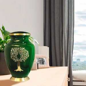 Mosaico de tamaño adulto grande hecho a mano, urna de cremación de cristal de aluminio, azulejos individuales, enterramiento aplicado, suministro único para funerales - Product Image 4