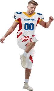 ชุดอเมริกันฟุตบอลสำหรับเยาวชนชุดฟุตบอลคลับโลโก้ออกแบบได้ตามต้องการ - Product Image 5