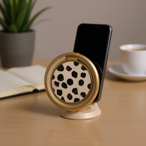 Burga Almond Latte Gold - Soporte magnético de metal para escritorio, elegante - Product Image 3