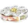 Elegant Silver Metal Dry Fruit <b>Box</b> Perfect <b>for</b> Gifting, Storage & Table Decoration - Product Image 4