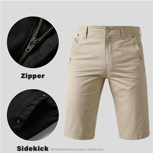 100% pantalones cortos informales de verano de algodón para hombre, nuevas Bermudas para correr con cremallera recta, pantalones con patrón sólido para niños - Product Image 2