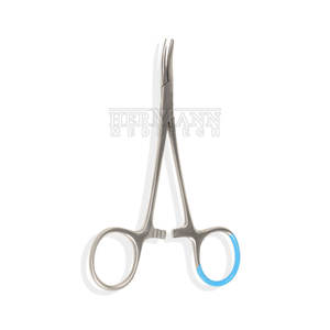 คีมผ่าตัดหยุดเลือดแบบใช้มือ ทนทาน ดีไซน์แบบตรงและโค้ง พร้อมระบบล็อค ผลิตจากสแตนเลส HERMANN MEDITECH HM-HF-4004 มาตรฐาน ISO13485 - Product Image 2