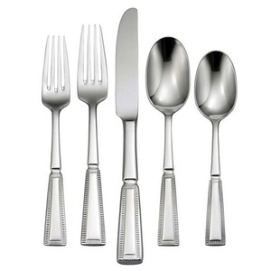 Portable Réutilisable & Lavable Brillant Handel En Gros De Luxe Argent Plaqué Couverts Ensemble En Acier Inoxydable Moderne Couverts Ensemble - Product Image 6