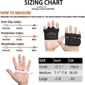 Coussinets de paume de gymnastique d'haltérophilie de qualité supérieure coussinets de poignée en néoprène entraînement croisé, poignée de paume de fitness de gymnastique d'haltérophilie de haute qualité - Product Image 5