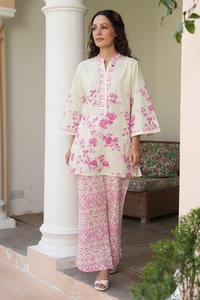 Summer Cotton Long Co ord set bolsillos dobles India Fabricante Mayorista Kurtis para mujeres en India Modest Women Set - Product Image 4