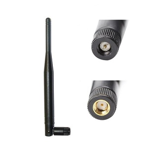 Antena de pato de goma de alta calidad de 2,4 GHz 5dBi con conector macho RP SMA VSWR bajo para aplicaciones de telecomunicaciones externas - Product Image 3