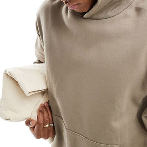 Sweat à capuche surdimensionné délavé à l'acide conçu sur mesure pour les hommes - Product Image 4