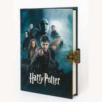 Carnet en cuir véritable tendance style école de sorcellerie classique avec serrure en C, livre de sorts, cadeau fait main pour les fans de fantasy et d'Halloween