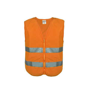 Durable High Visibility Reflective Safety Vest for Construction Sites Comfortable Fit <b>Adjustable</b> <b>Straps</b> Polyester Material - Product Image 3