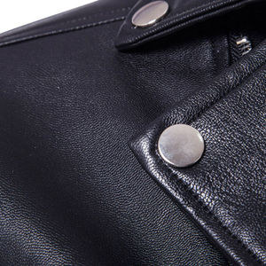 Chaqueta de Cuero Genuino Premium para Hombre, Diseño Elegante, Ajuste Cómodo, Impermeable, Resistente al Viento, Ecológica, Estilo Urbano, Casual de Invierno - Product Image 4