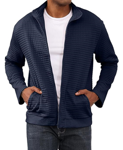 Veste décontractée légère pour homme, coupe ample, veste bomber élégante - Product Image 1