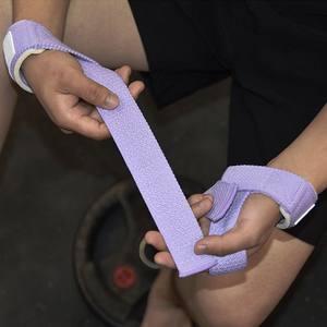 GAF 2025 Custom Logo Heavy Duty Fitness Padded Cotton Neoprene Weightlifting Pull Deadlift Lifting <b>Gym</b> Wrist <b>Straps</b> For Men - Product Image 6