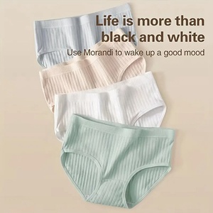 Nueva Tendencia, Bonitas Bragas de Algodón con Nuevo Diseño, Ropa Interior Clásica de Algodón para Mujer - Product Image 2