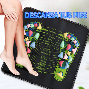 Tappetino Portatile per Massaggio ai Piedi con Pietre Sintetiche per Applicazione sul Corpo - Product Image 5