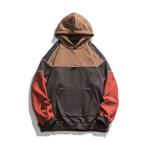 Men's High Quality Cotton Heavy French Terry Pullover Hoodie Custom Drop Shoulder Oversized Winter Hooded <b>Coat</b> with <b>Lined</b> Design - Product Image 2