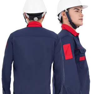 High Quality Customizable <b>Construction</b> Welding Workwear <b>Uniforms</b> Breathable Set OEM/ODM Flame-Retardant Fabric Available - Product Image 5