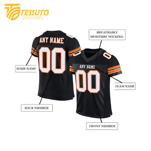 เสื้อฟุตบอลคอวีแขนสั้นระบายอากาศได้ดีสำหรับทุกเพศเสื้อฟุตบอลออกแบบได้ตามที่ต้องการทั้งหมด - Product Image 6