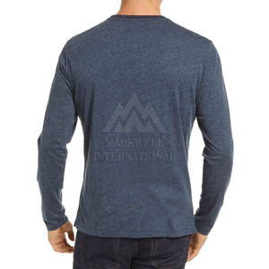 Camisetas de Manga Larga con Logotipo Personalizado, Camiseta de Manga Larga Hecha a Medida, Camiseta de Manga Larga de Talla Grande a Precio de Mayoreo - Product Image 3