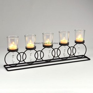 Net Design Métal Creative Bougeoir Bâton Épais Bougie Placement Accessoires Argent Couleur Vaisselle De Table À Bas Prix - Product Image 6