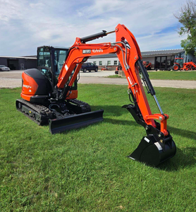 Livraison Gratuite pour Mini-Excavatrice KX057-5 de 5,5 Tonnes, Chargeuse sur Chenilles, Godet de Terrassement, Marteau Briseur, Capacité de Godet de 0,19 m³, Modèle 2024 - Product Image 1