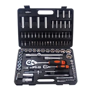 Excellent Quality Widely Used Tools & Hardware 94pcs Socket Set (1/4" & 1/2") Workshop/ Household Auto Repair Tool Set