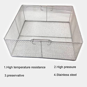Plateau de stérilisation d'instruments chirurgicaux de plateau de maille d'acier inoxydable pour l'usage d'hôpital de chirurgie générale - Product Image 2