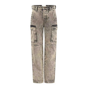 2025 pantalones vaqueros acampanados de fibra de algodón de alta calidad para mujer, ropa de calle informal transpirable, bordado Sexy, versátil a la moda - Product Image 6